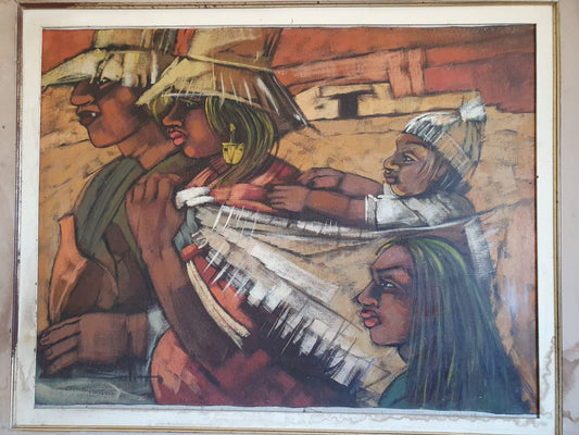 A Mother Carries her Son